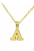Plata Initial Necklace - Gold