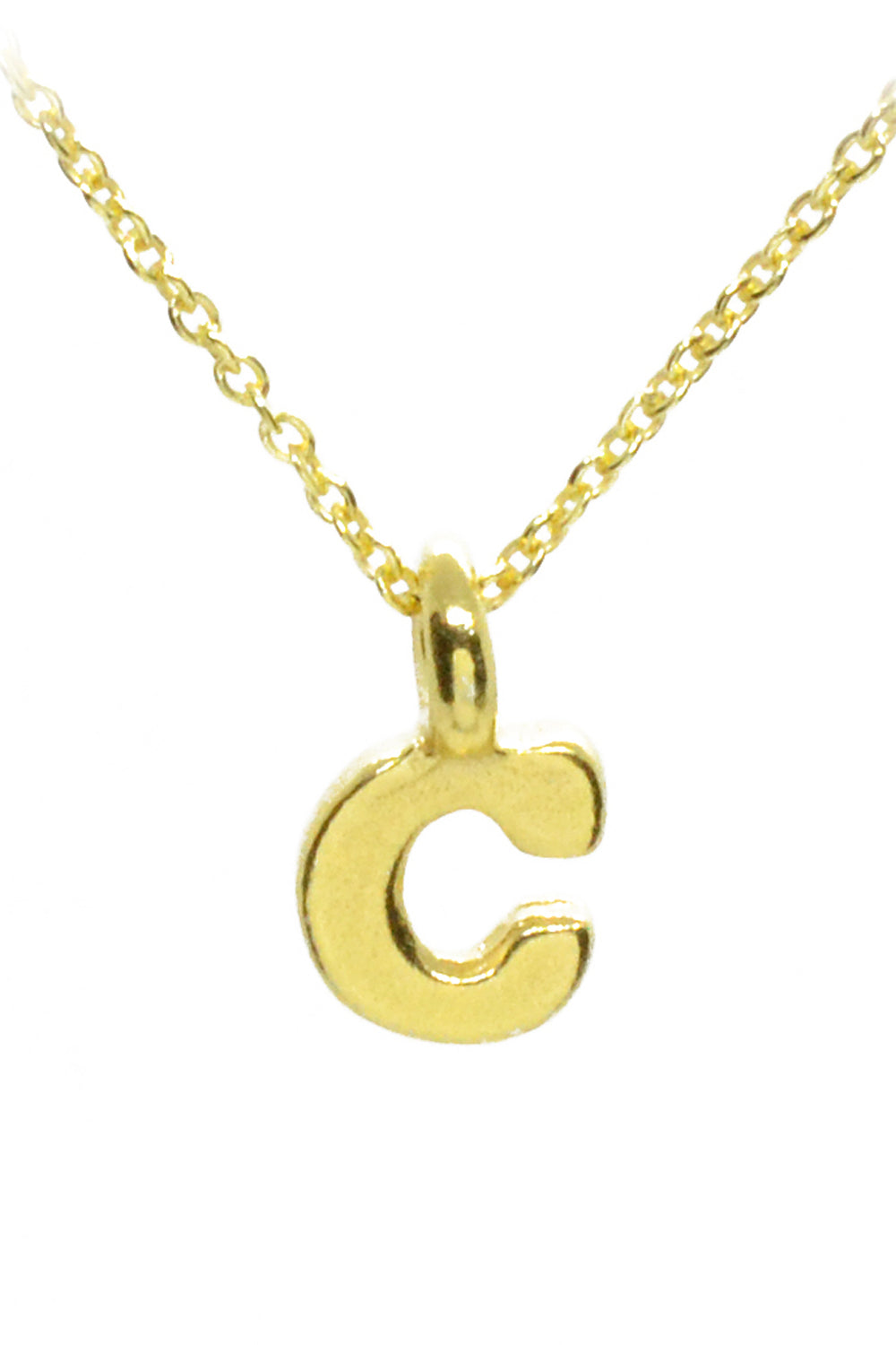 Plata Initial Necklace - Gold