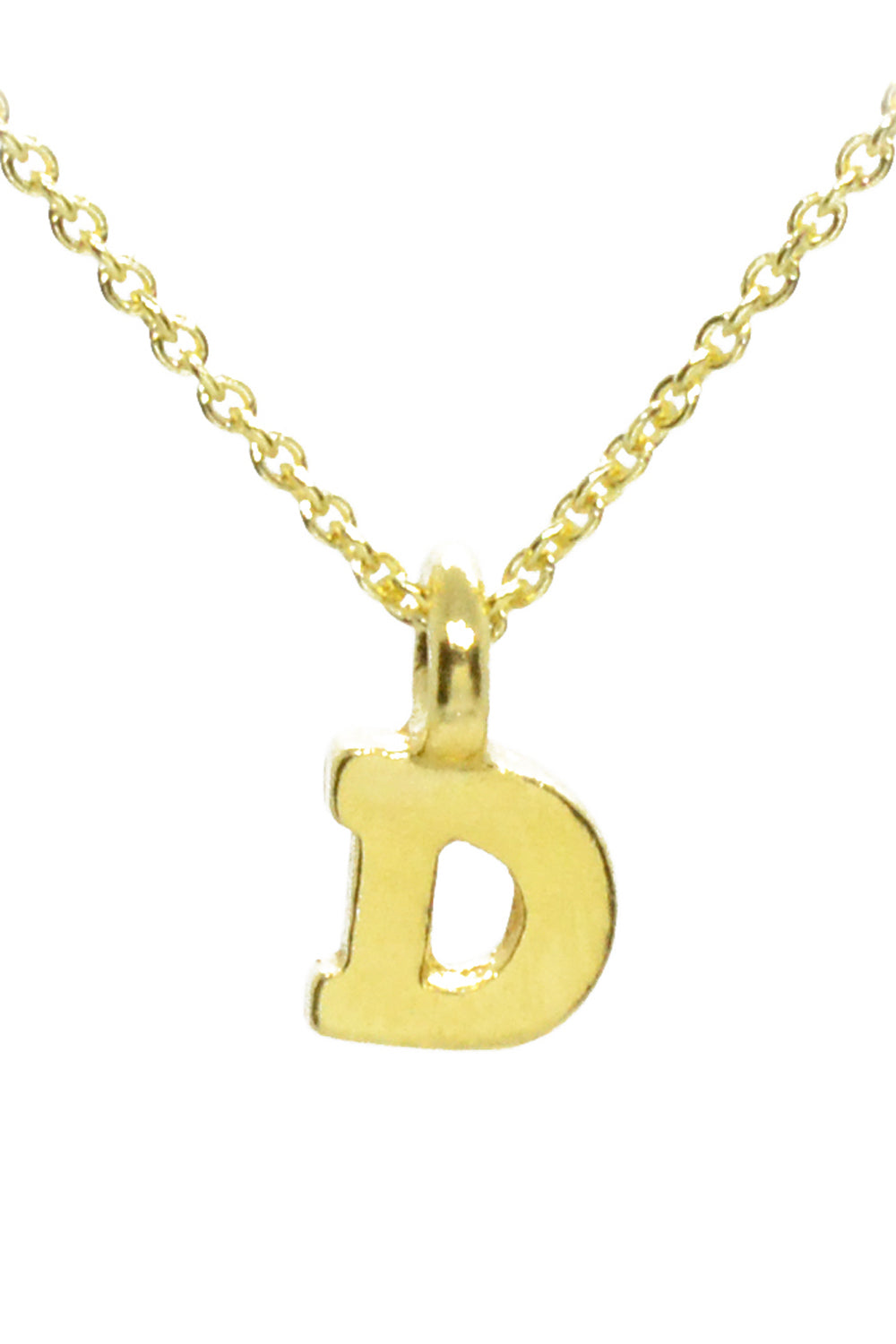 Plata Initial Necklace - Gold