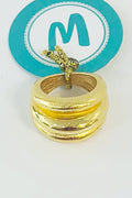 SIDEWALK SALE ITEM - Chrissy Ring - Triple Band Gold