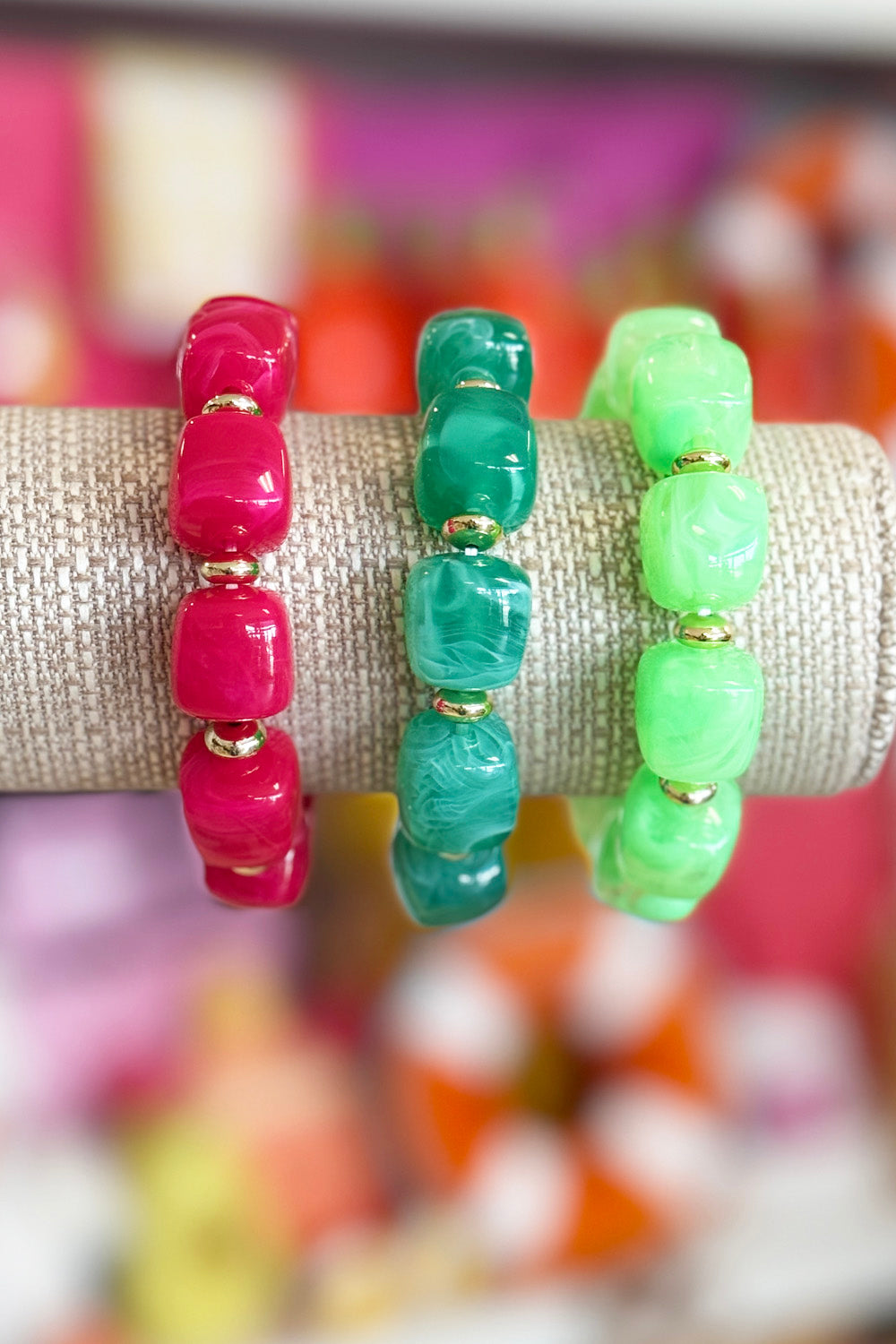 Thick Cube Bracelet
