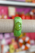Thick Goddess Bangle - Lime