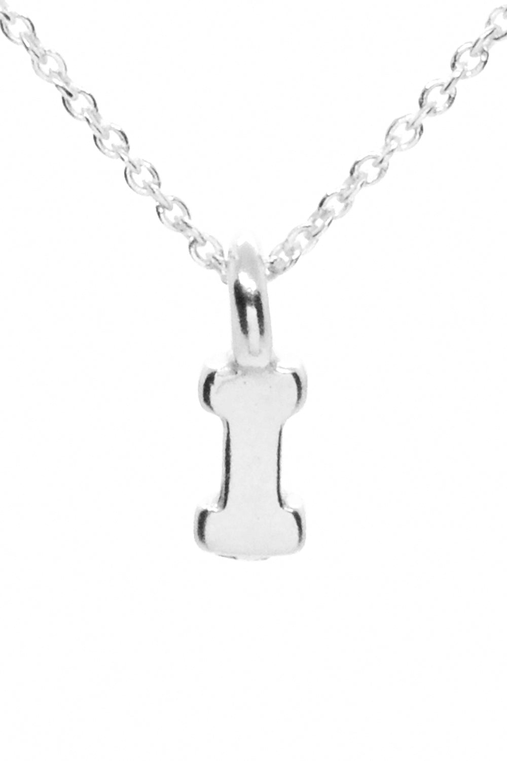 Plata Initial Necklace - Silver