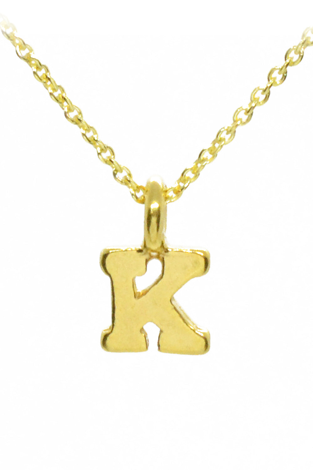 Plata Initial Necklace - Gold