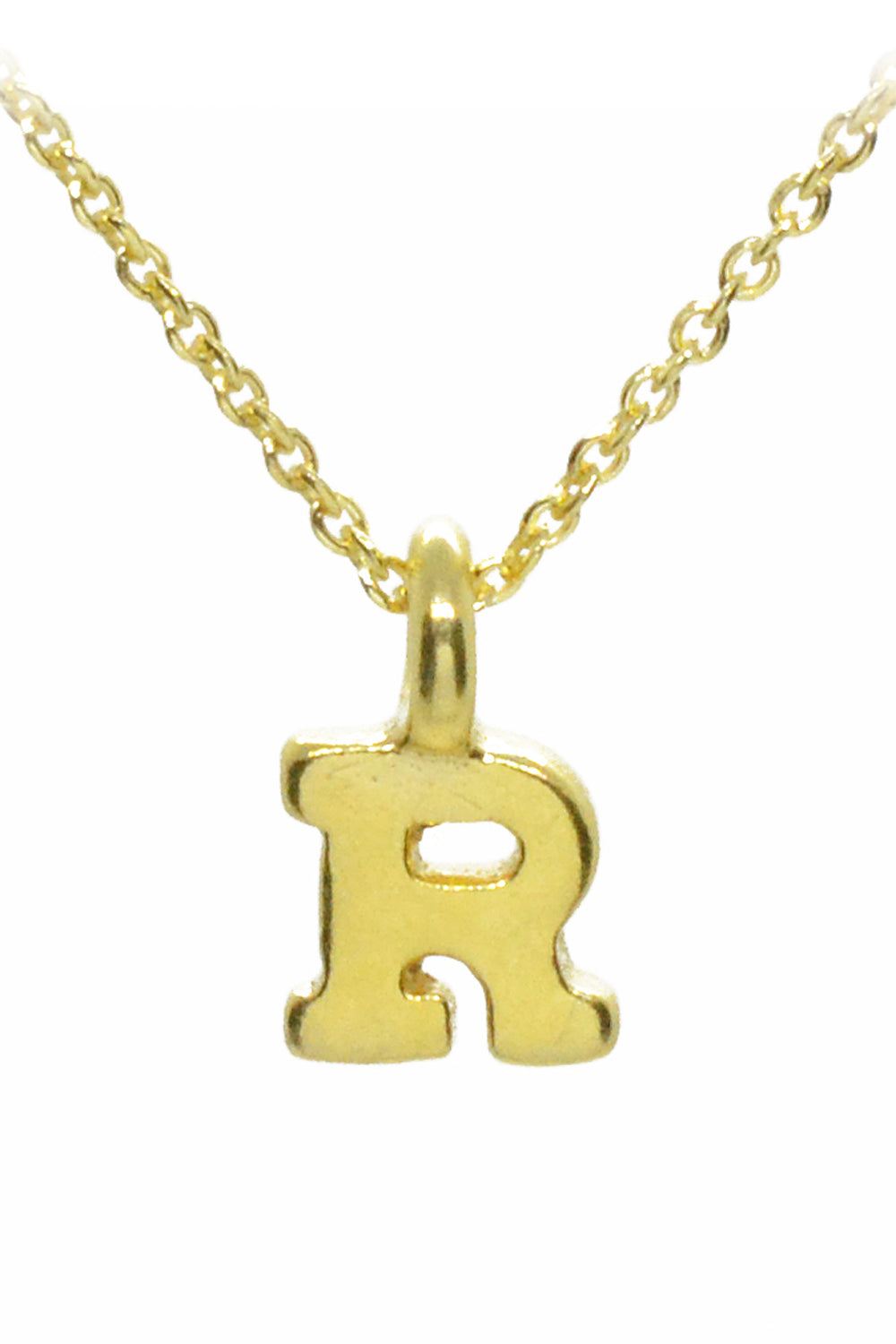 Plata Initial Necklace - Gold