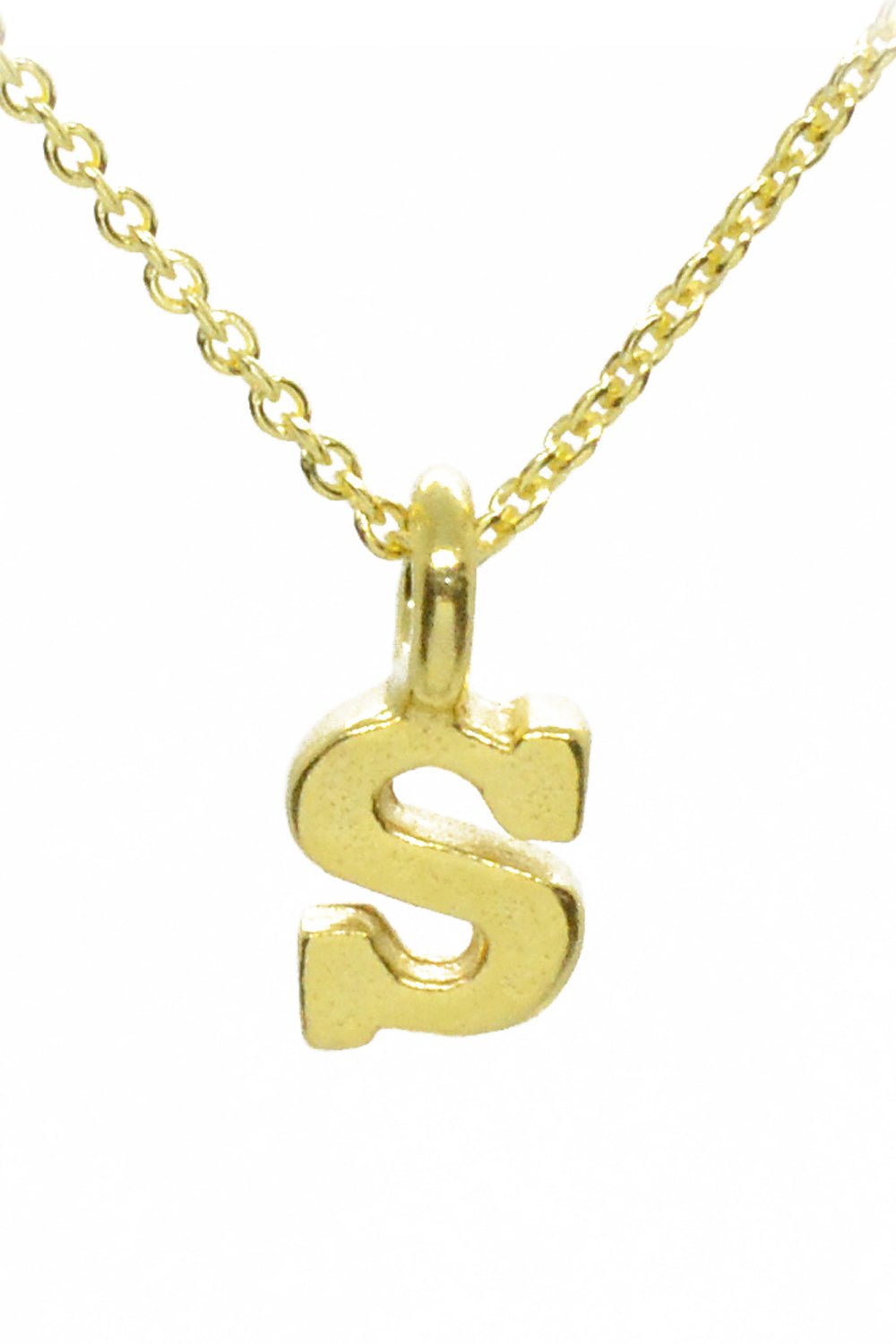 Plata Initial Necklace - Gold