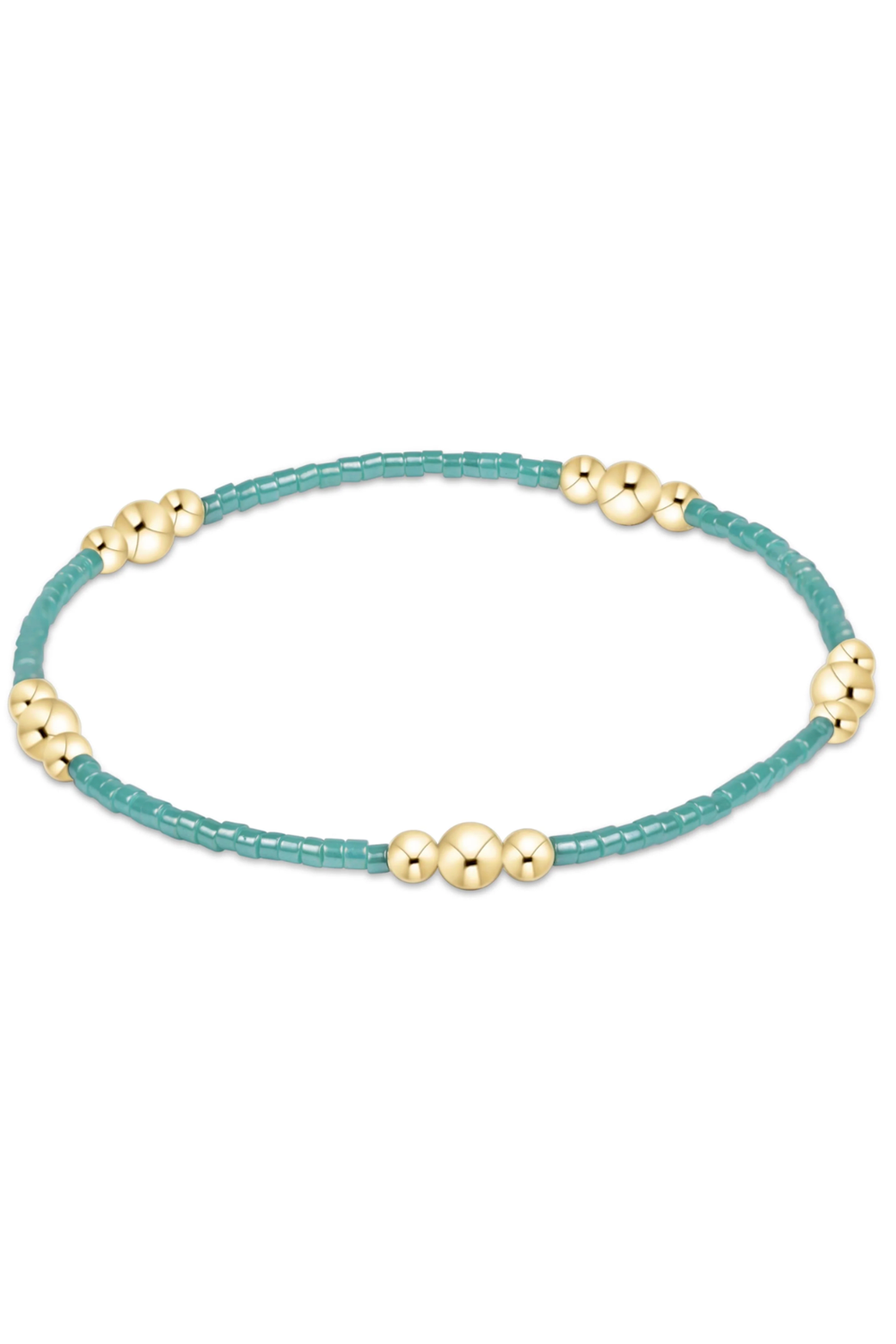 EN Hope Purpose Gold Bracelet - Sea Glass