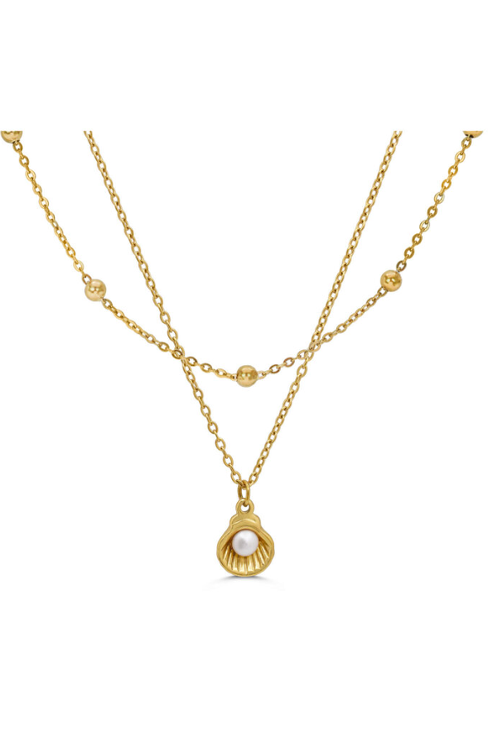 ISLA The Skinny 2 Pack Necklaces - Life's a Beach / Ball Chain