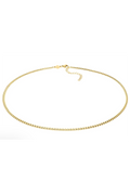Qudo Box Chain Necklace - Gold
