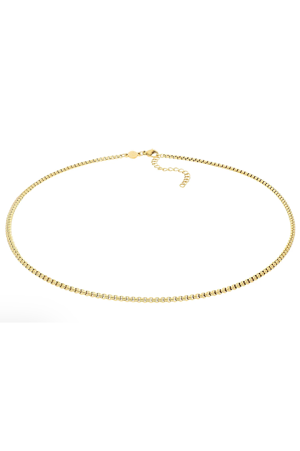 Qudo Box Chain Necklace - Gold