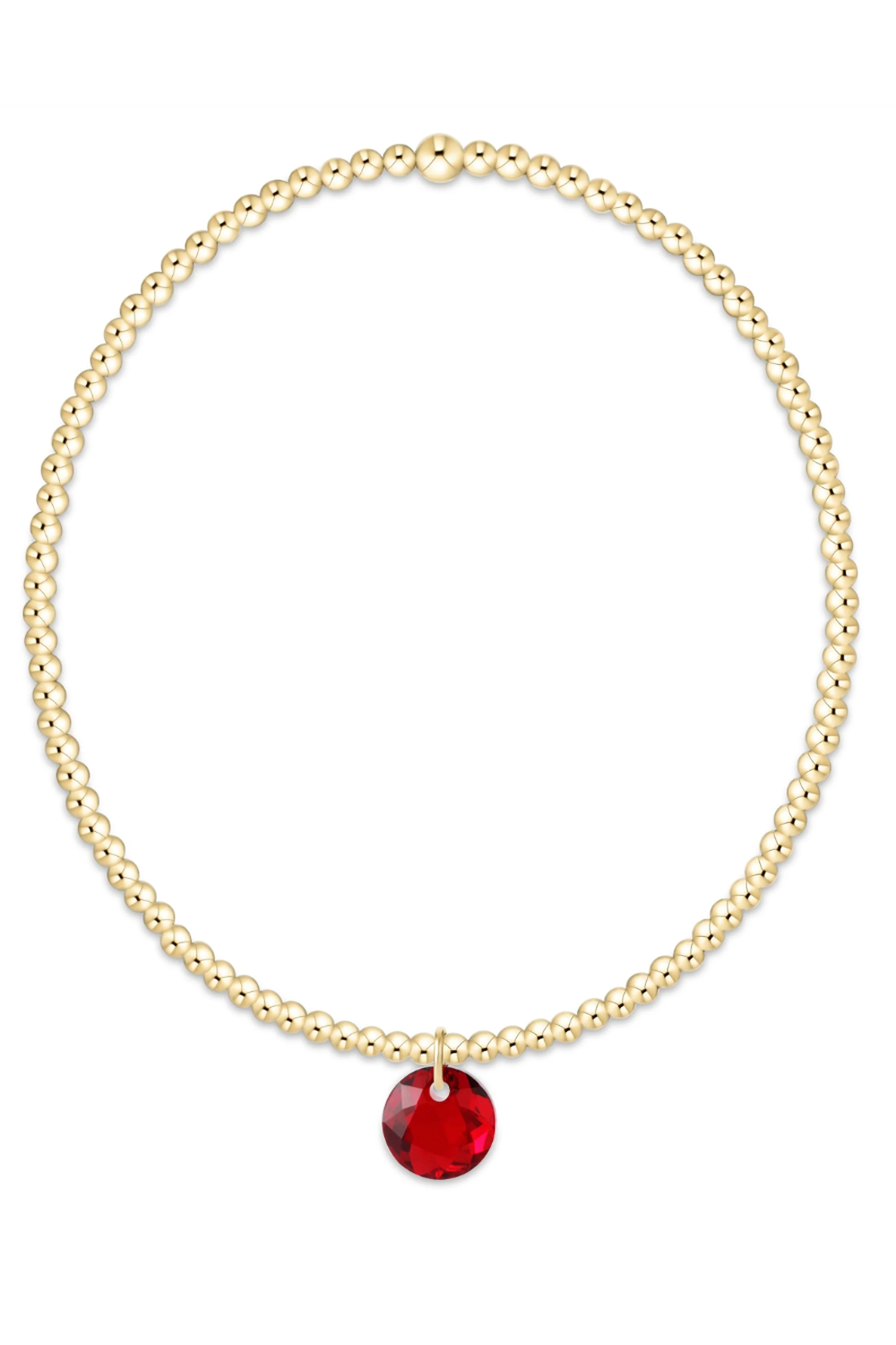EN Classic Gold Bracelet - Reflection Charm 01