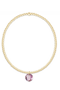 EN Classic Gold Bracelet - Reflection Charm 02