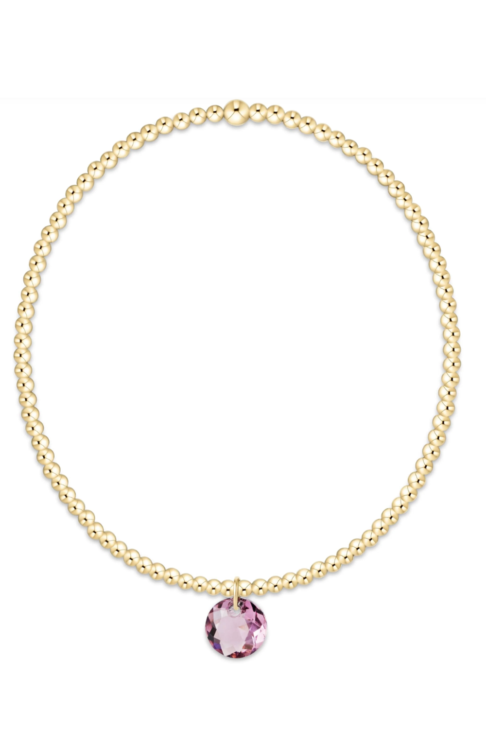 EN Classic Gold Bracelet - Reflection Charm 02