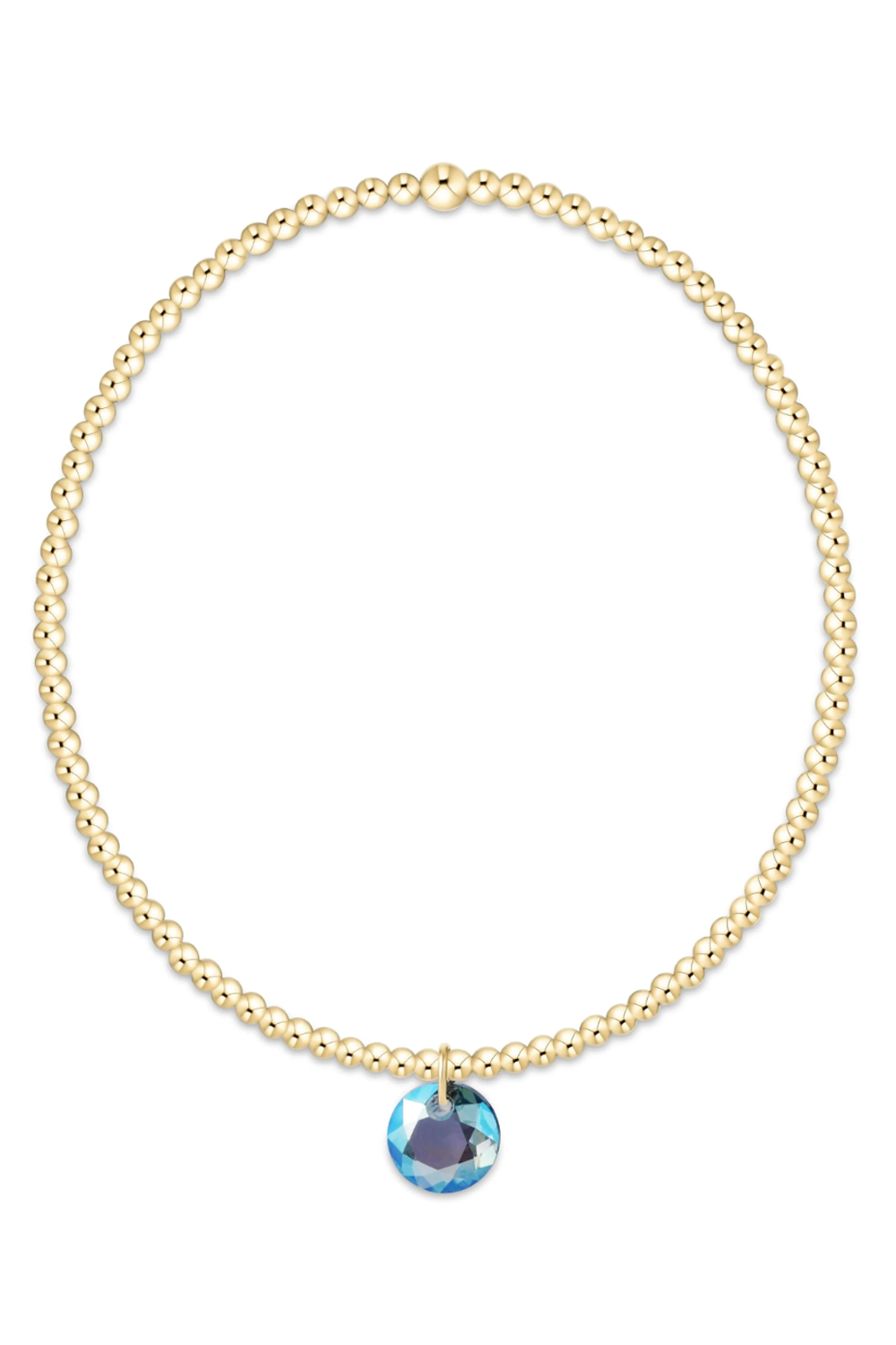 EN Classic Gold Bracelet - Reflection Charm 03