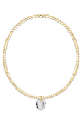 EN Classic Gold Bracelet - Reflection Charm 04