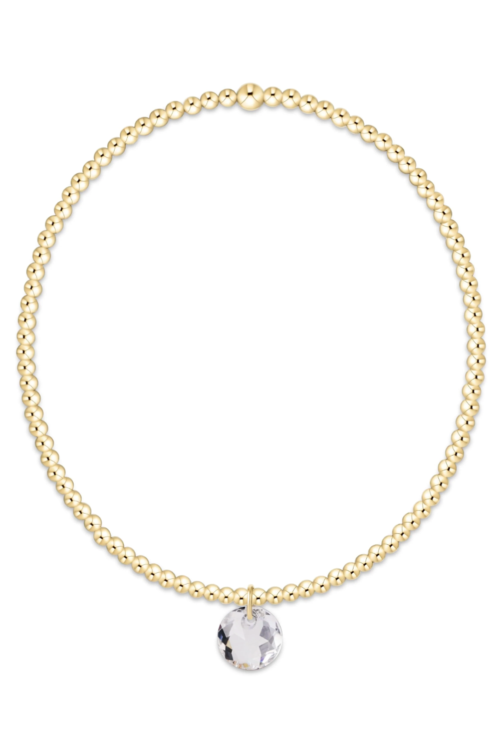 EN Classic Gold Bracelet - Reflection Charm 04