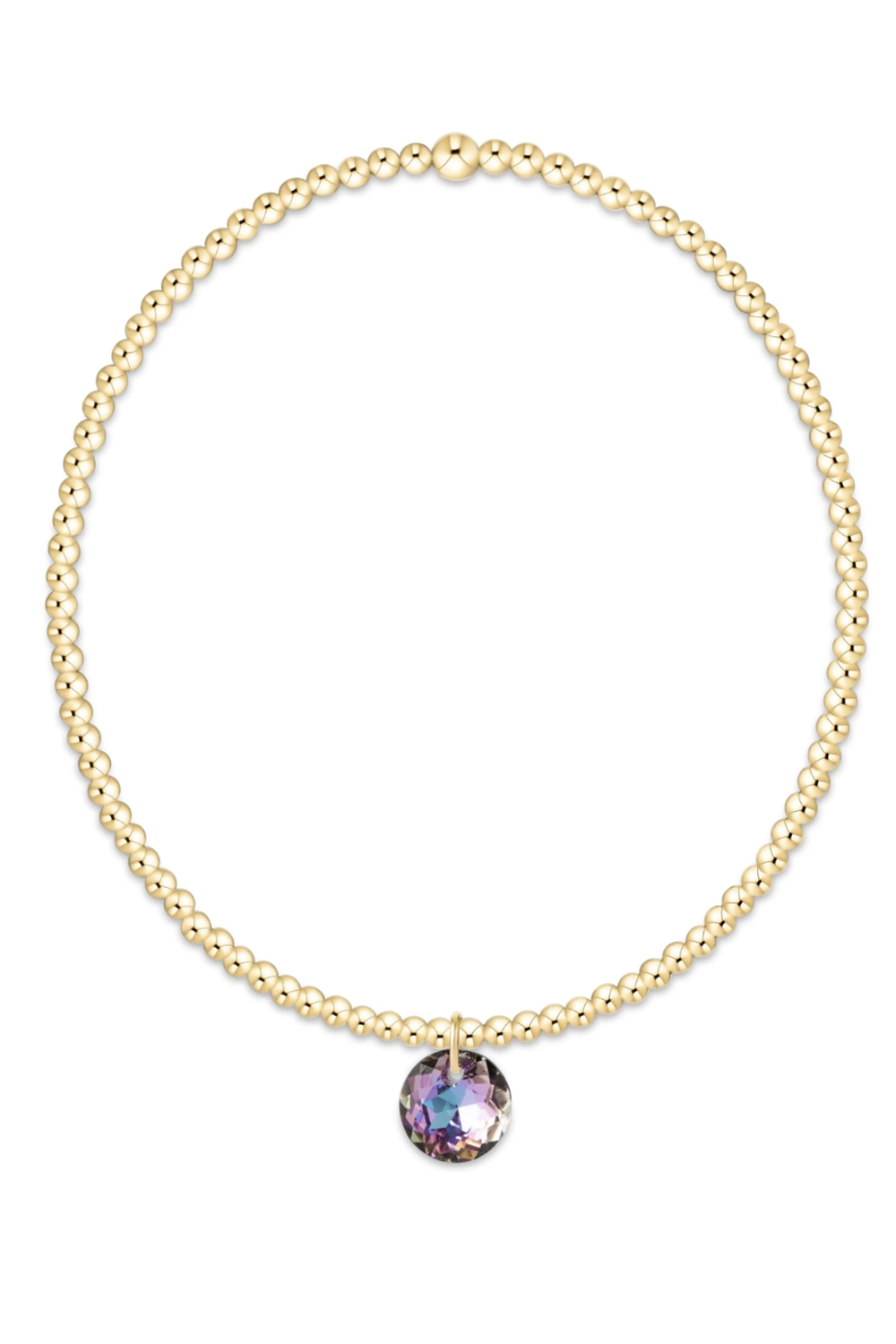 EN Classic Gold Bracelet - Reflection Charm 06