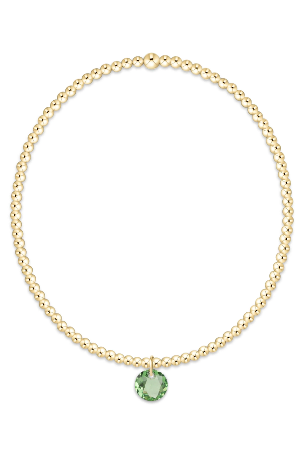 EN Classic Gold Bracelet - Reflection Charm 08