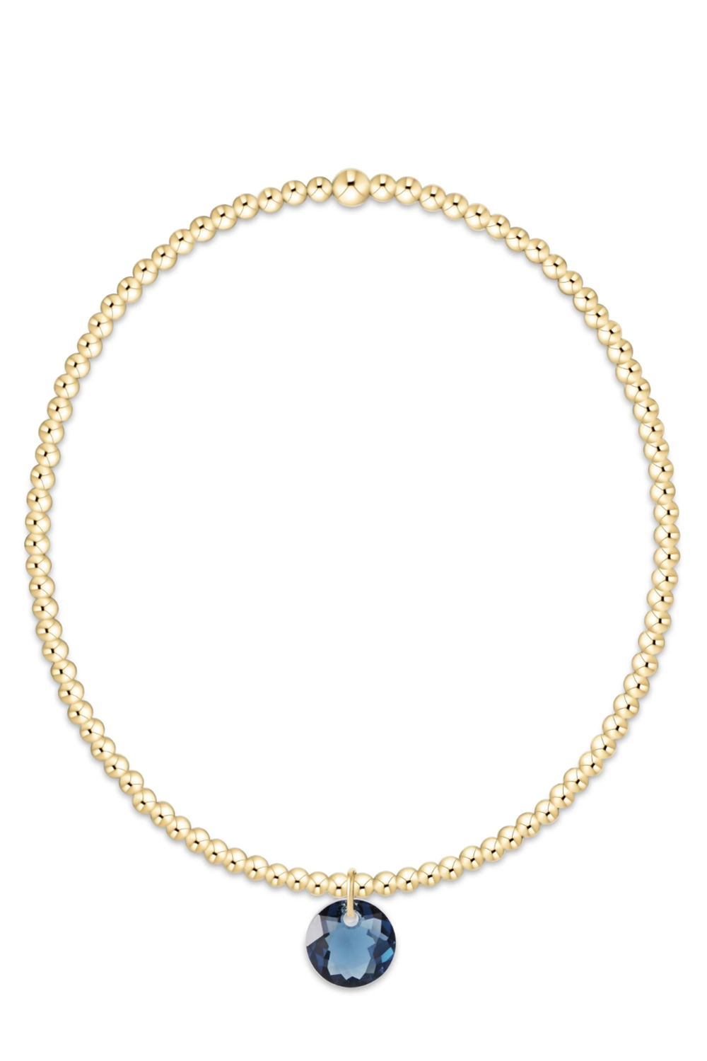 EN Classic Gold Bracelet - Reflection Charm 09