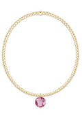 EN Classic Gold Bracelet - Reflection Charm 10