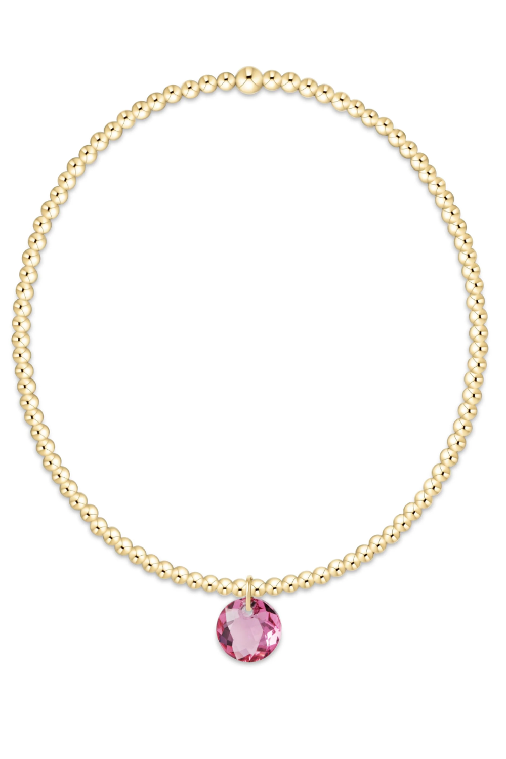 EN Classic Gold Bracelet - Reflection Charm 10