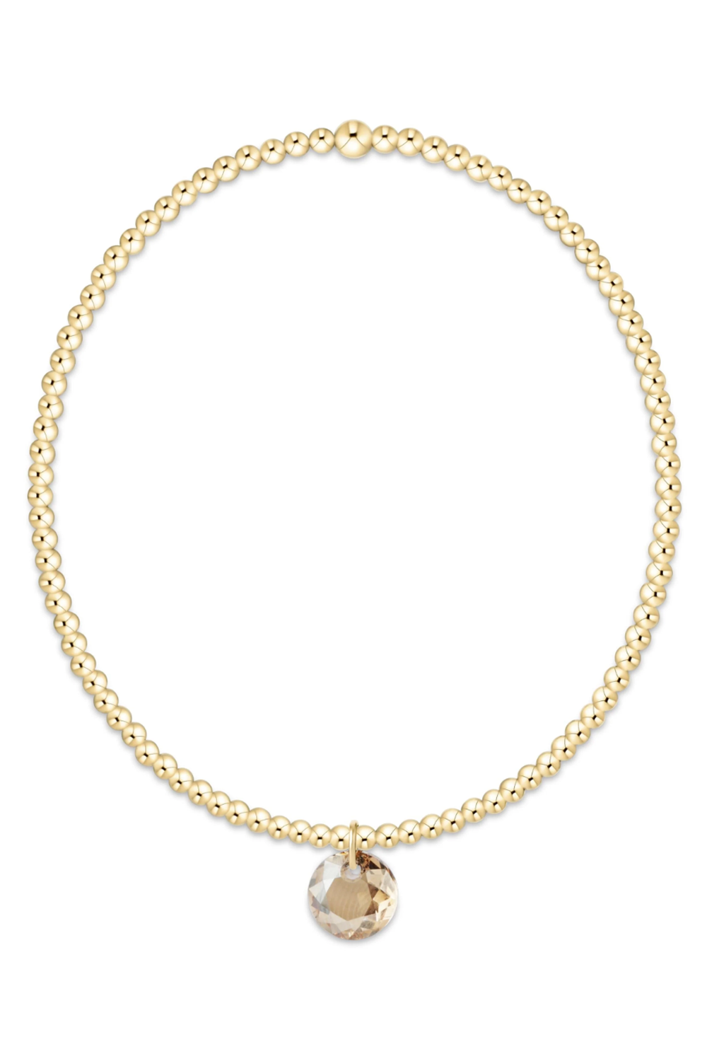 EN Classic Gold Bracelet - Reflection Charm 11