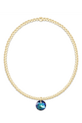 EN Classic Gold Bracelet - Reflection Charm 12
