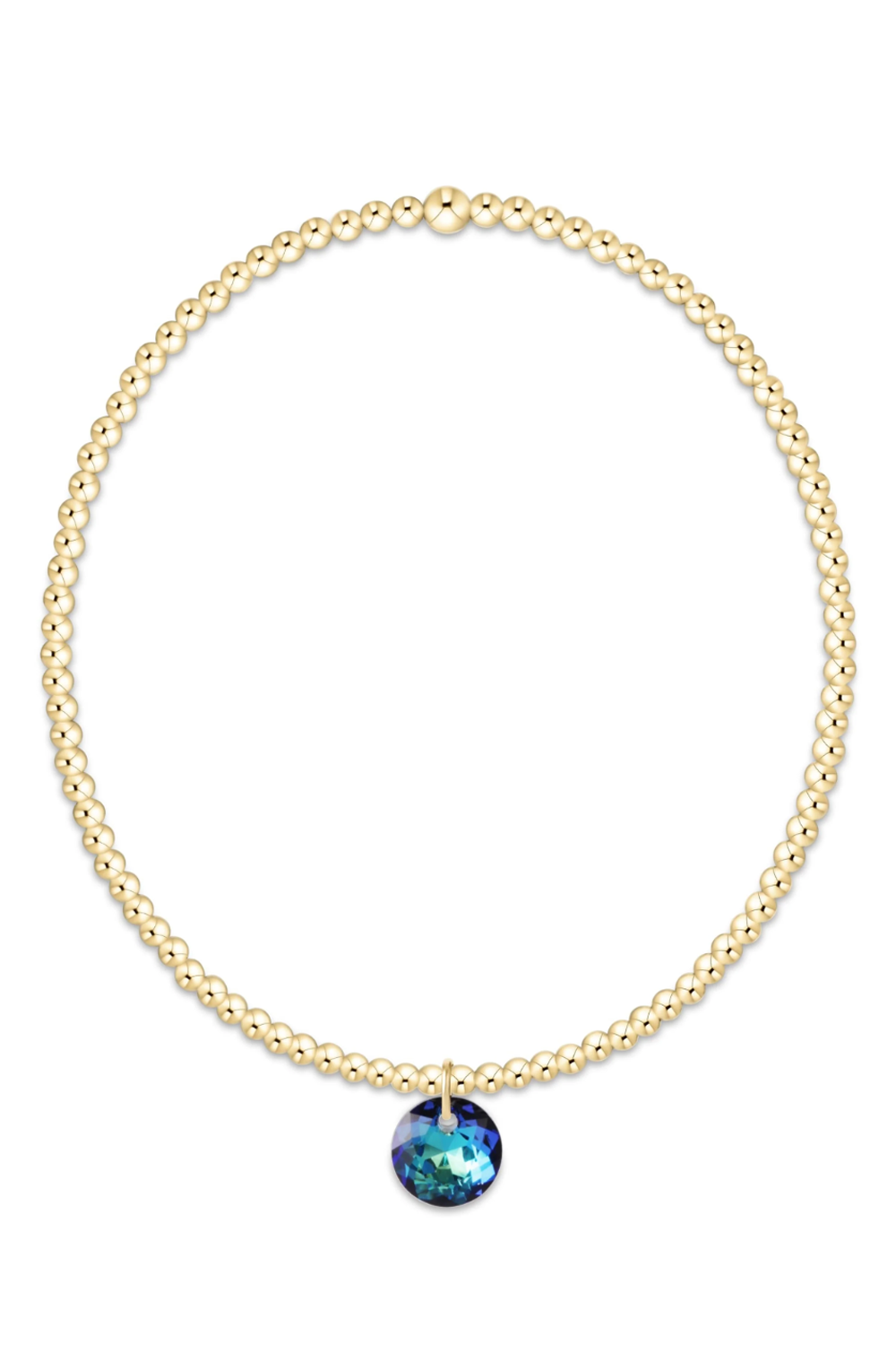 EN Classic Gold Bracelet - Reflection Charm 12