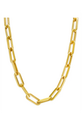 ISLA Everyday Paper Clip Necklace - Gold