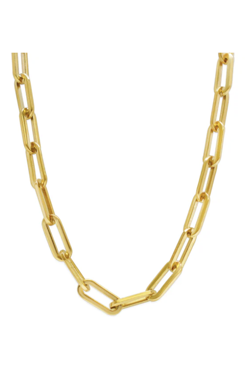 ISLA Everyday Paper Clip Necklace - Gold