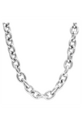 ISLA Everyday Bold Oval Necklace - Steel