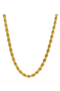 ISLA Everyday Totally Twisted Rope Necklace - Gold