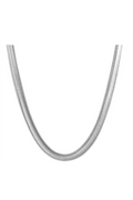ISLA Everyday Snake Chain Necklace - Steel