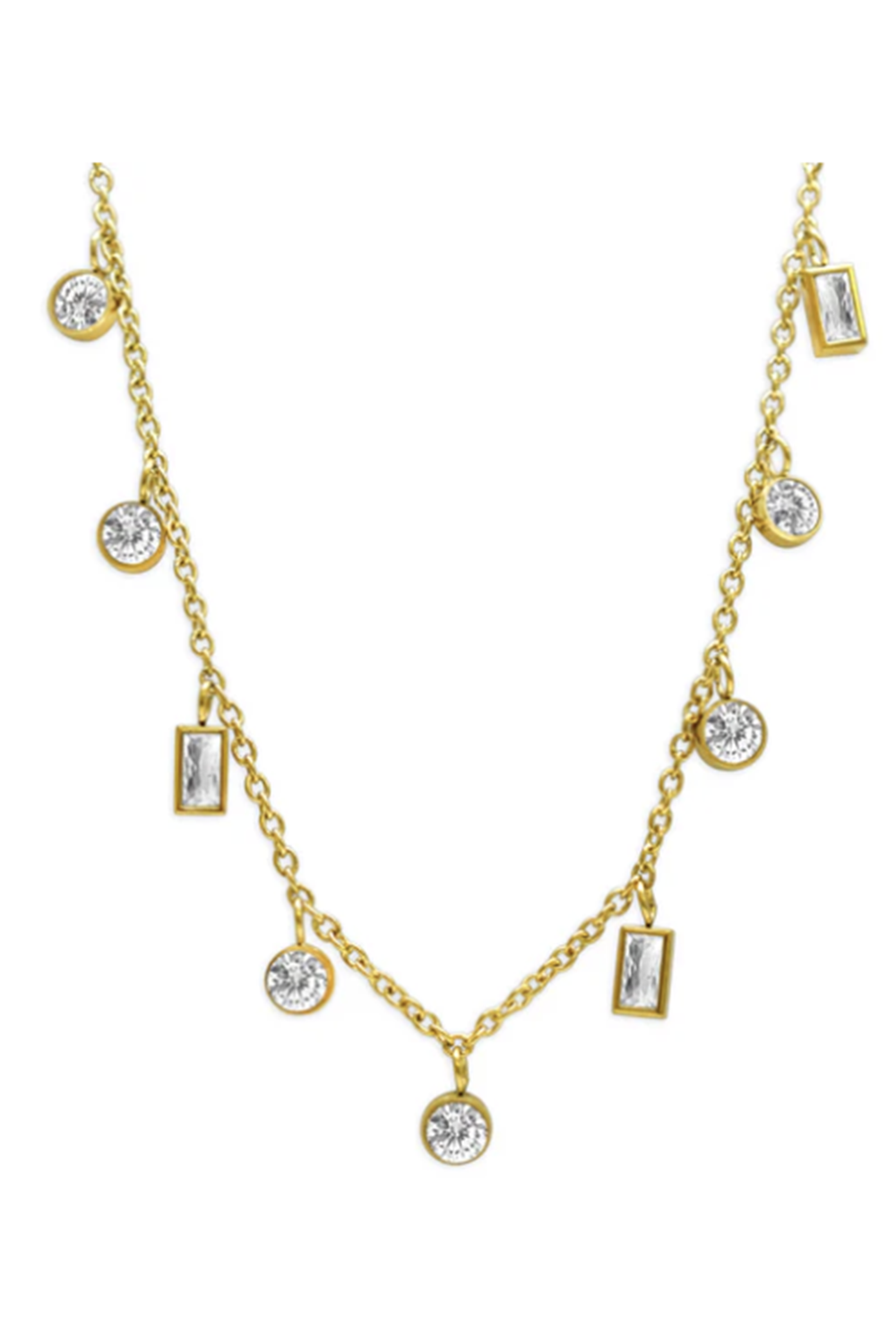 ISLA AnaCapri Gold Necklace - Clear