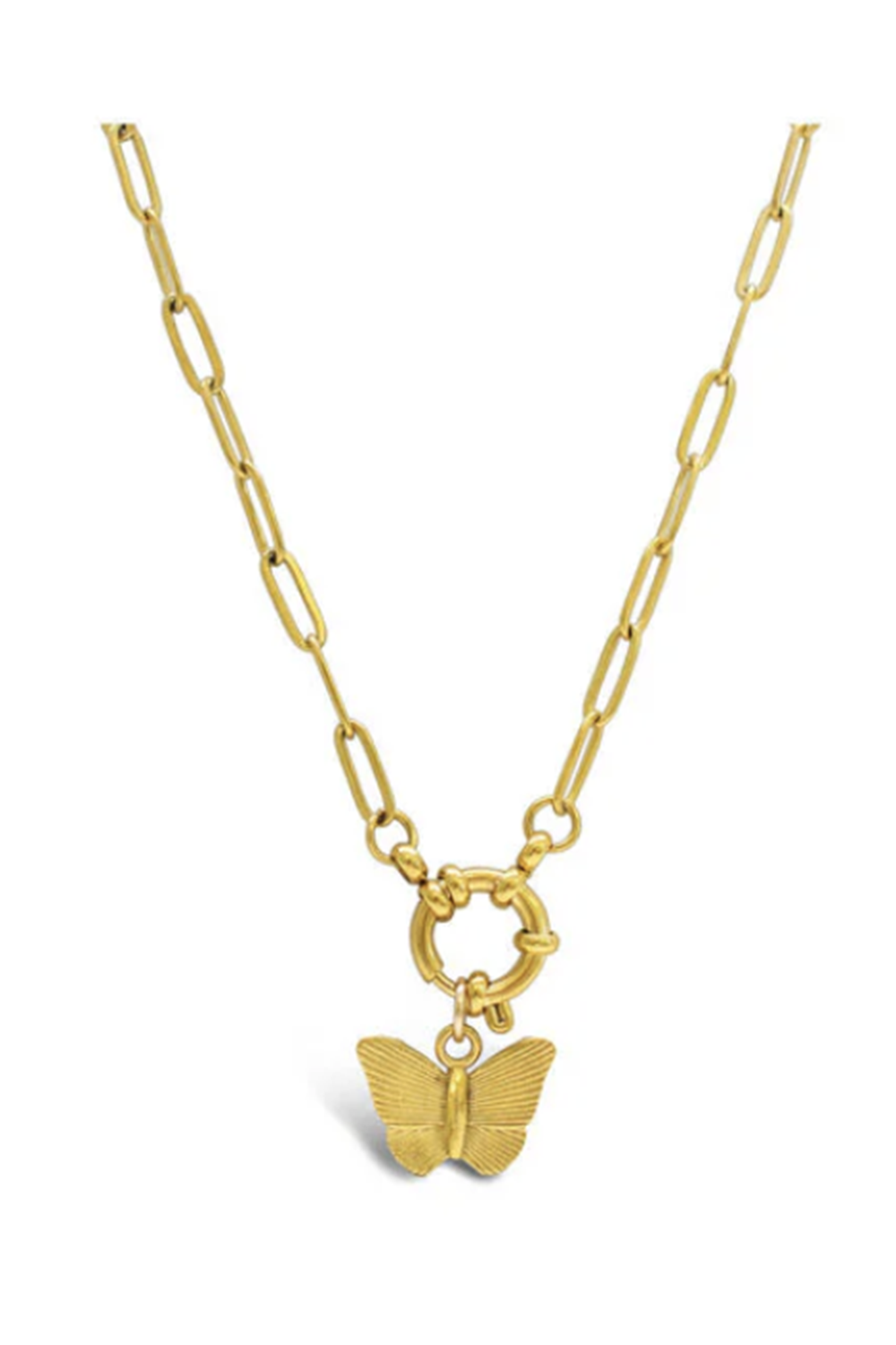 ISLA Bursting Necklace - Butterfly Gold