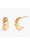 Halle Huggies Earring - Gold