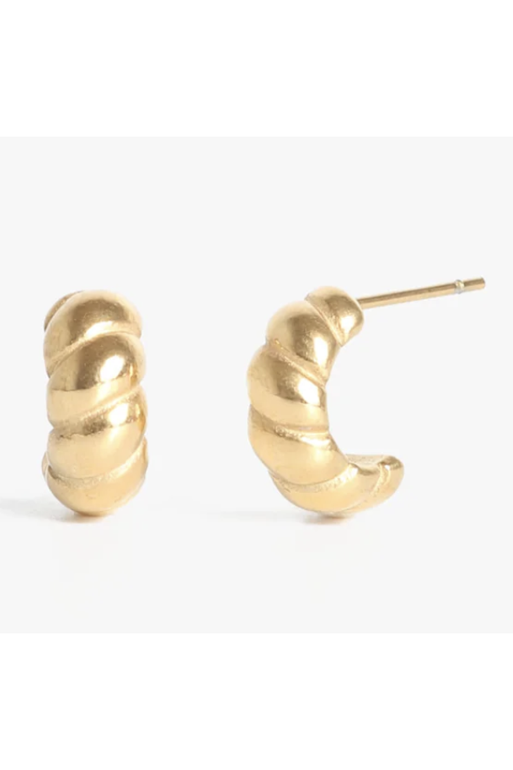 Halle Huggies Earring - Gold