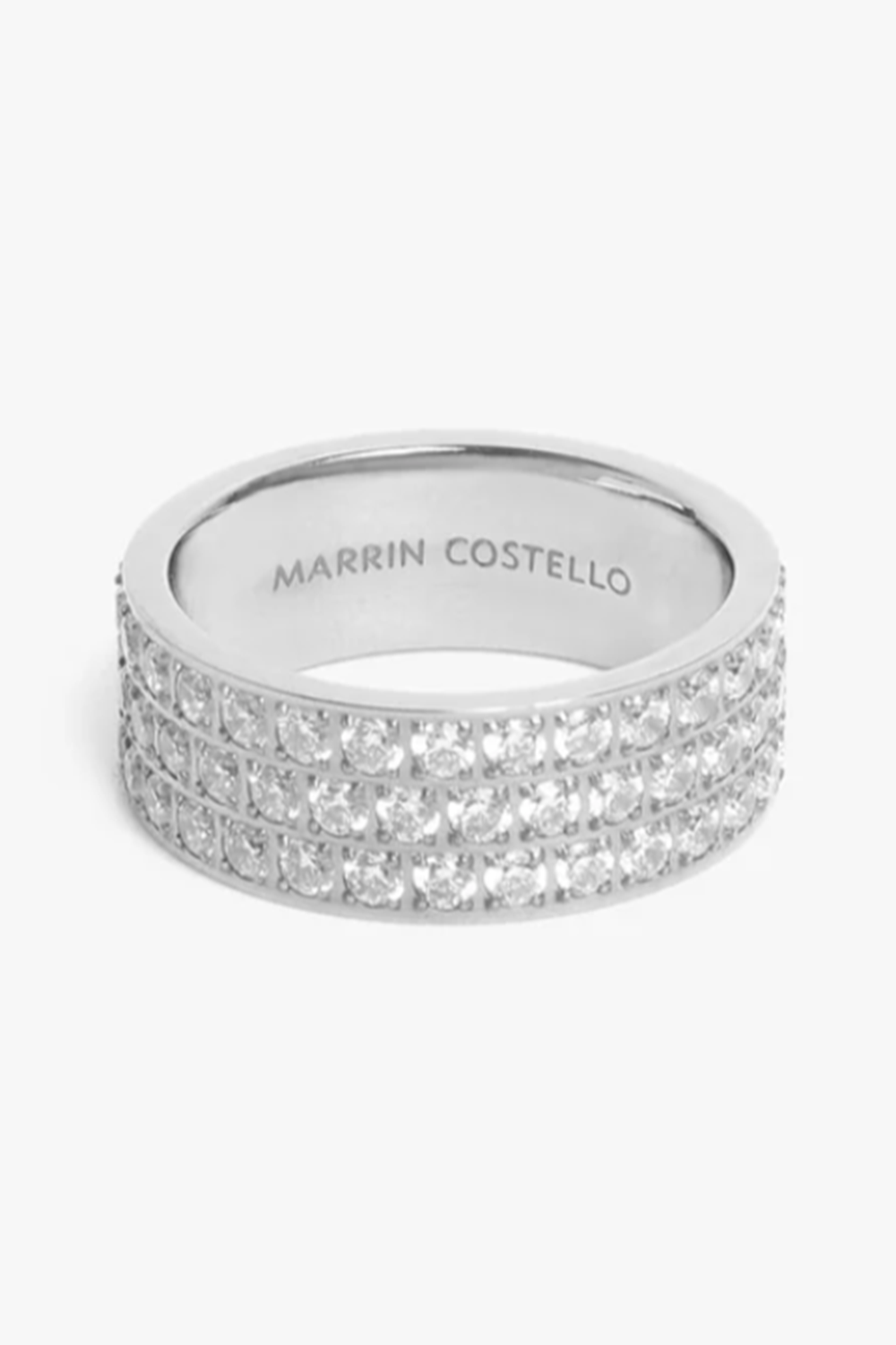 Biggie Ring - Pave Silver