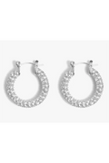 Audrey Hoops - Pave Silver