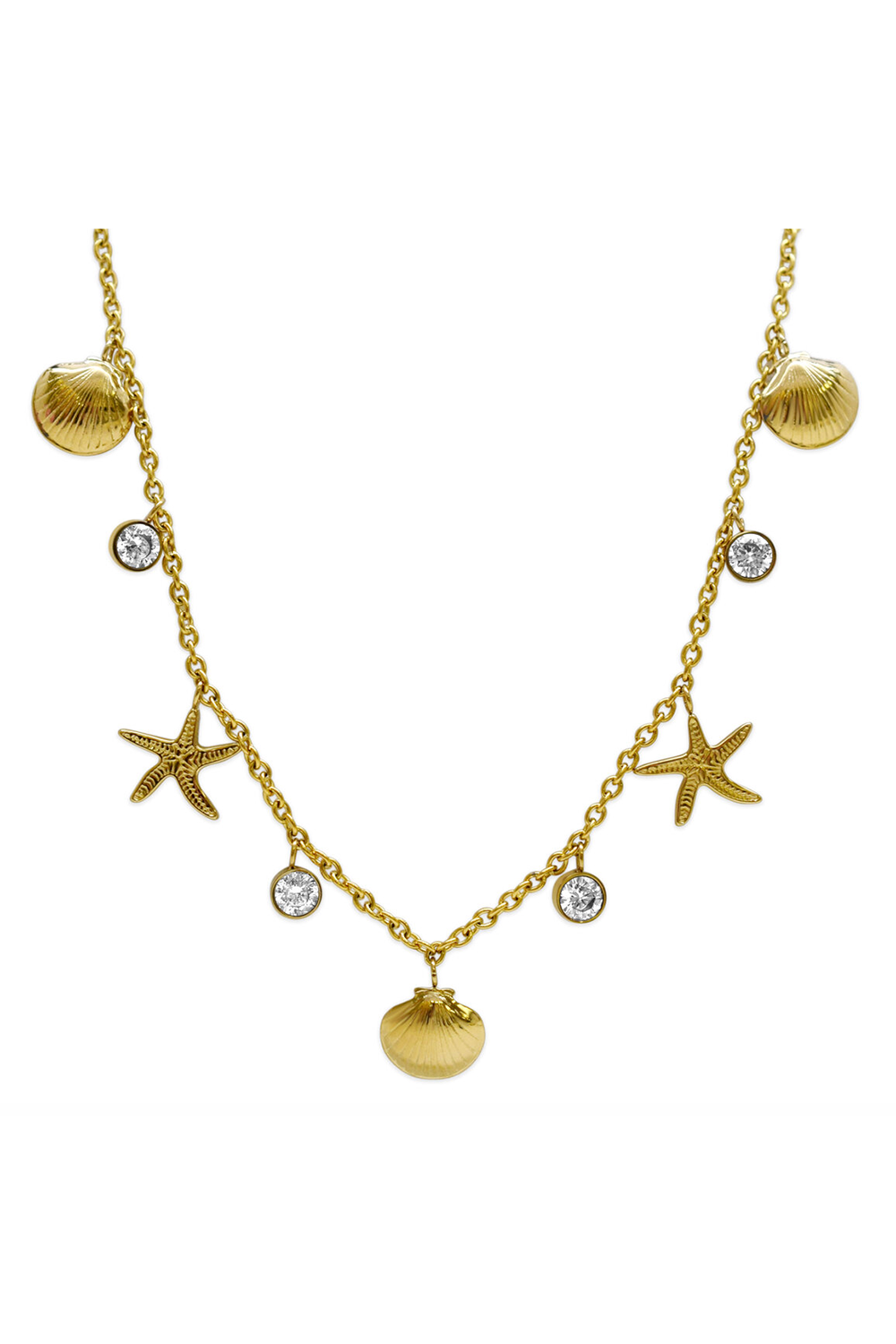 ISLA Fun in the Sun Necklace - Goes Coastal Gold