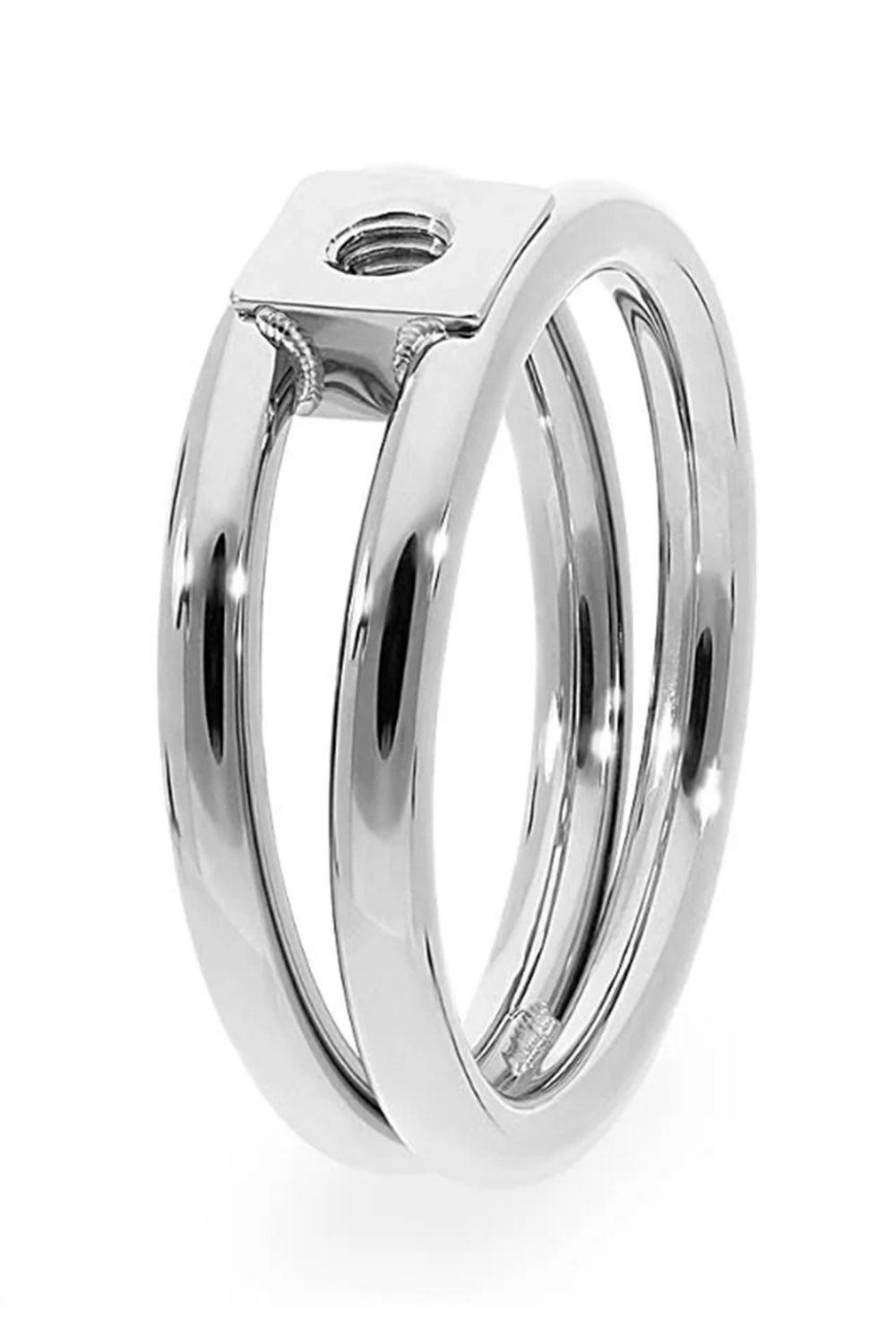 Qudo Interchangeable Ring - Roma Silver