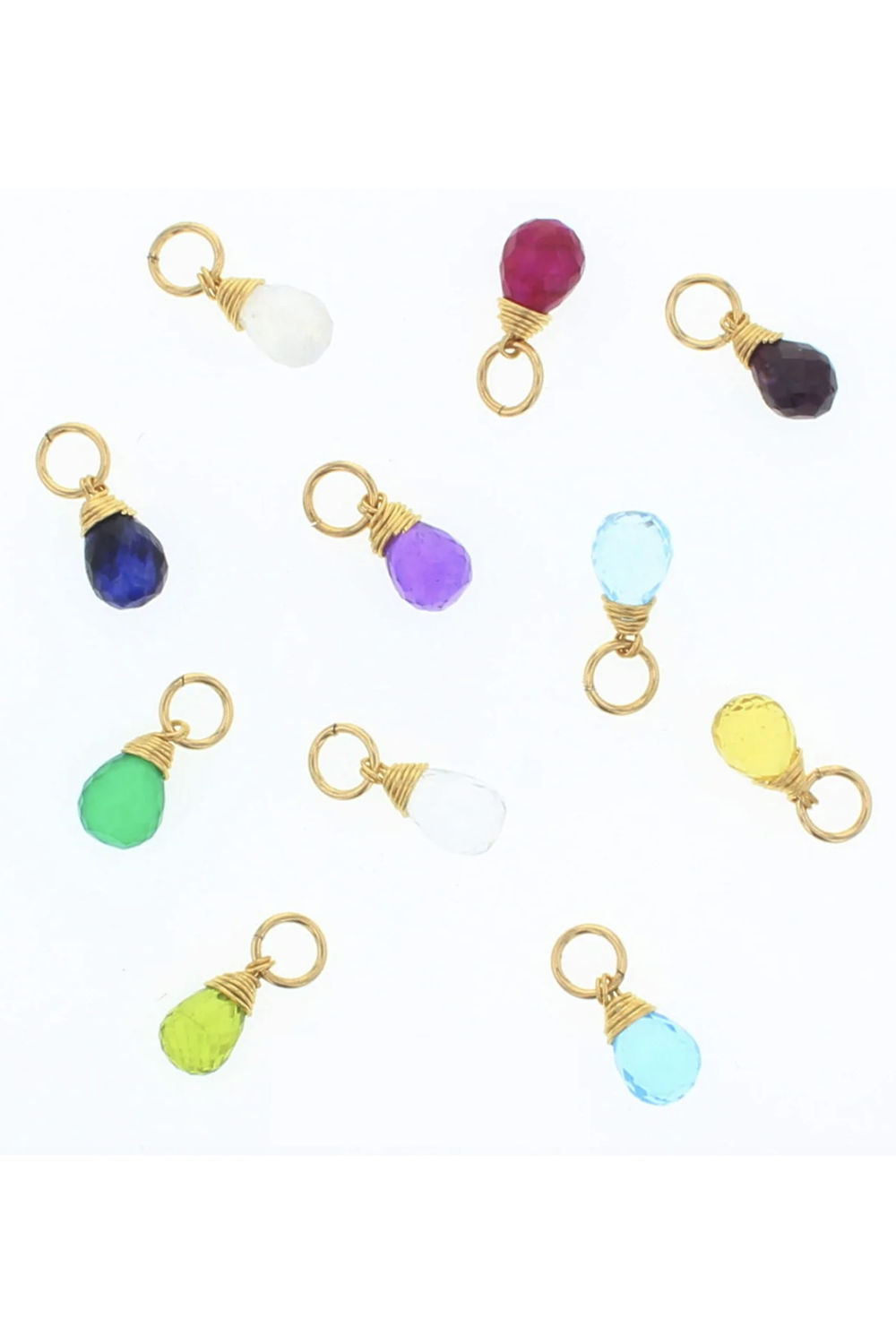 Natural Birthstone Charm