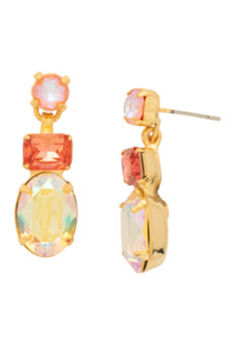 Forget Me Not Dangle Earring - Moroccan Sunrise