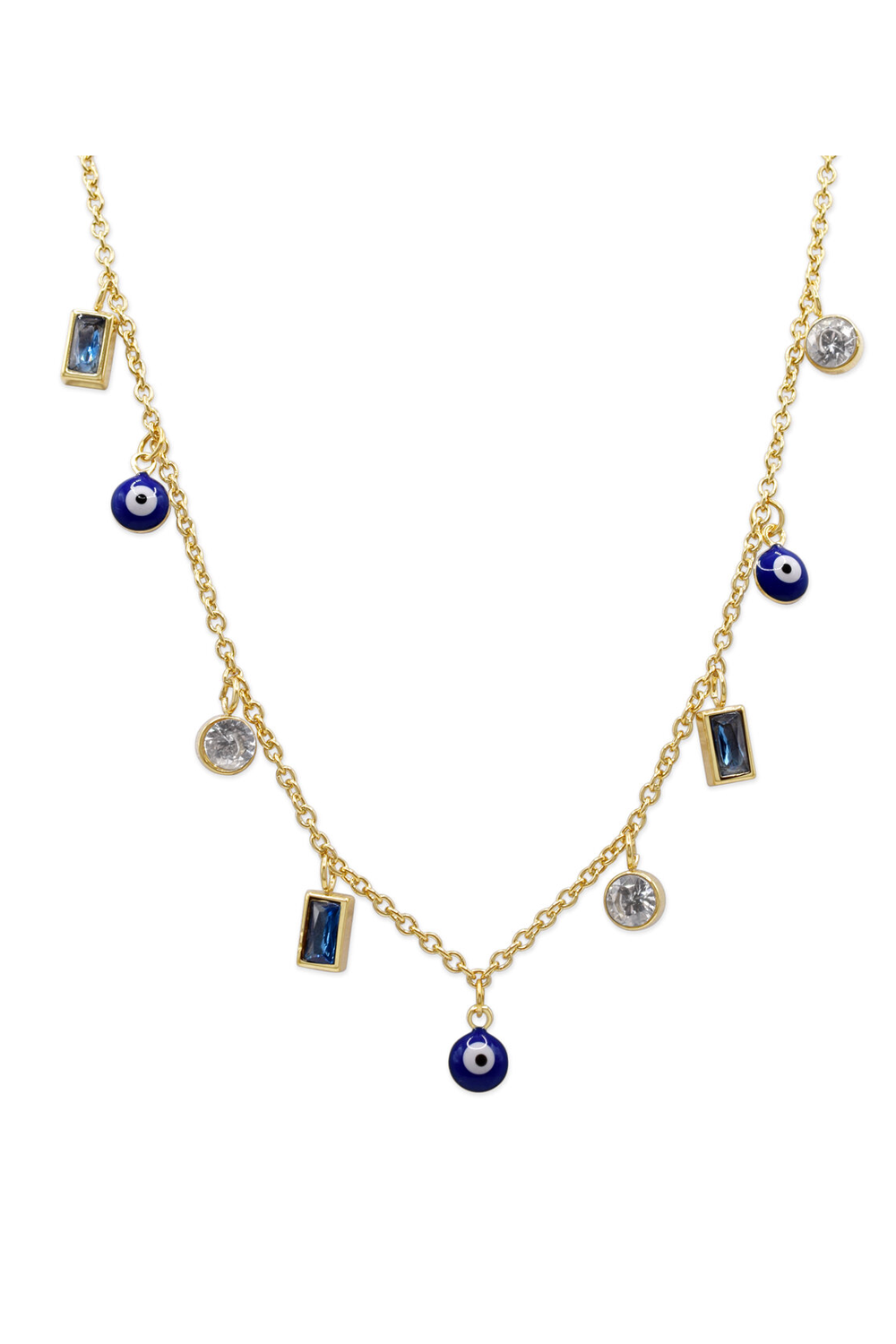 ISLA AnaCapri Gold Necklace - Sapphire Eye