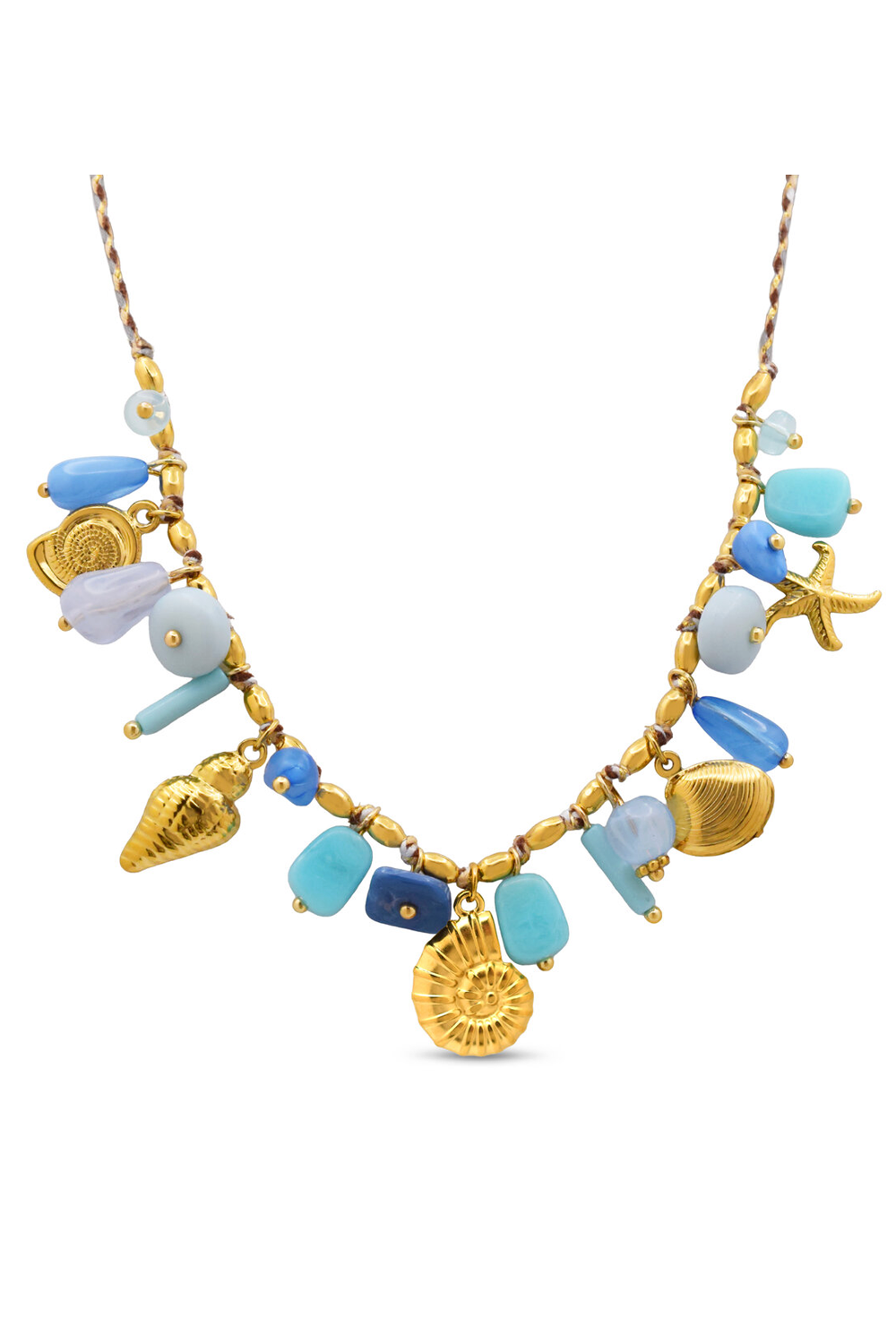 ISLA It's a Shore Thing Necklace - Seaglass Strands