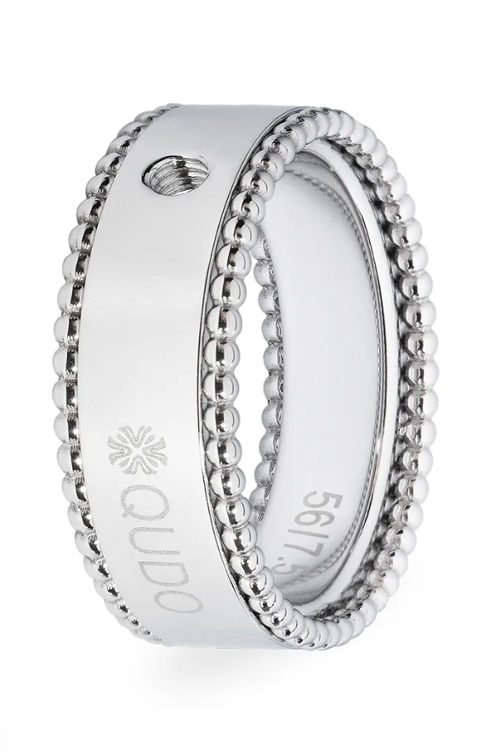 Qudo Interchangeable Ring - Punto Silver