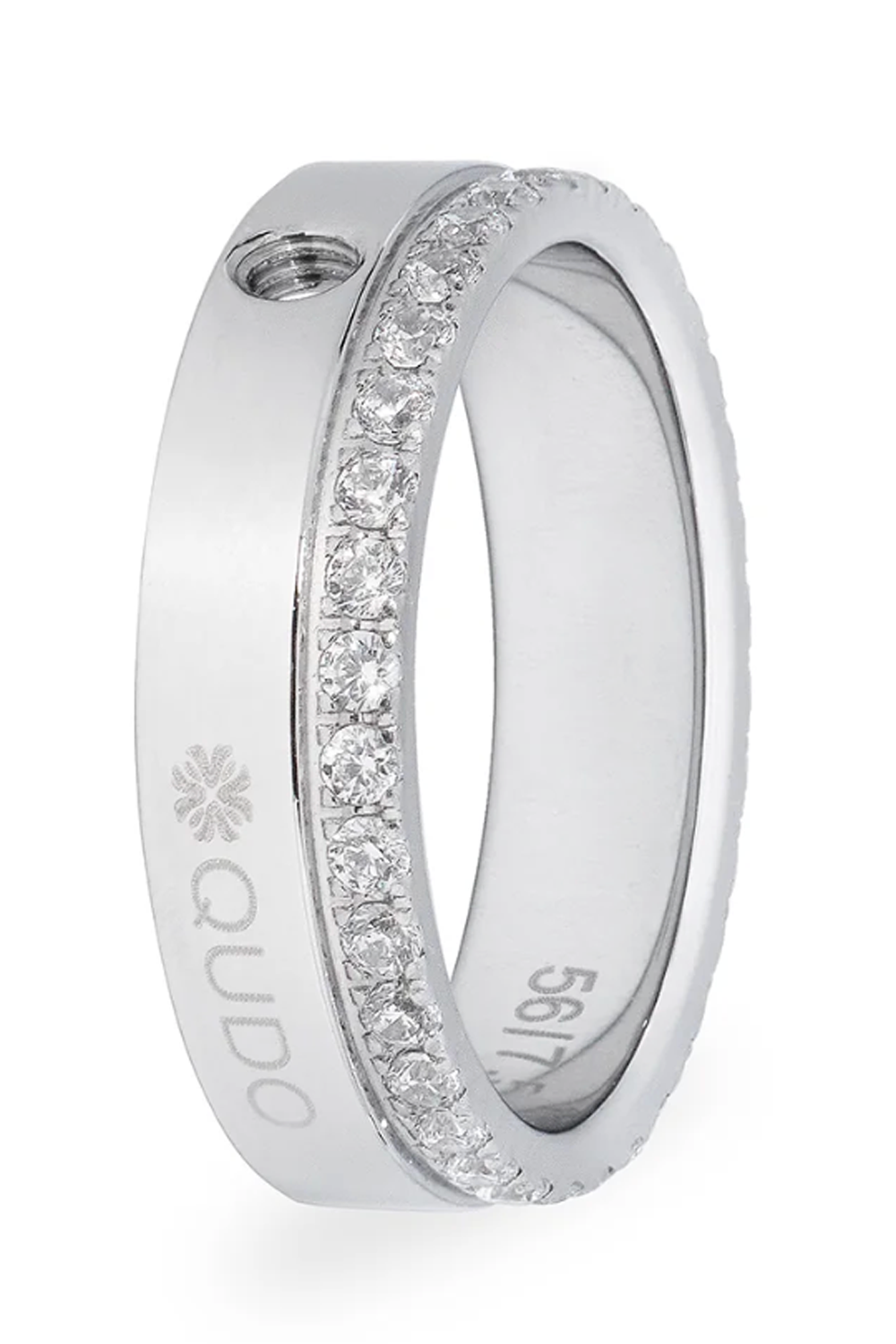Qudo Interchangeable Ring - San Remo Silver