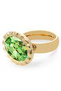 Qudo Tivola Unica Ring Big - Peridot