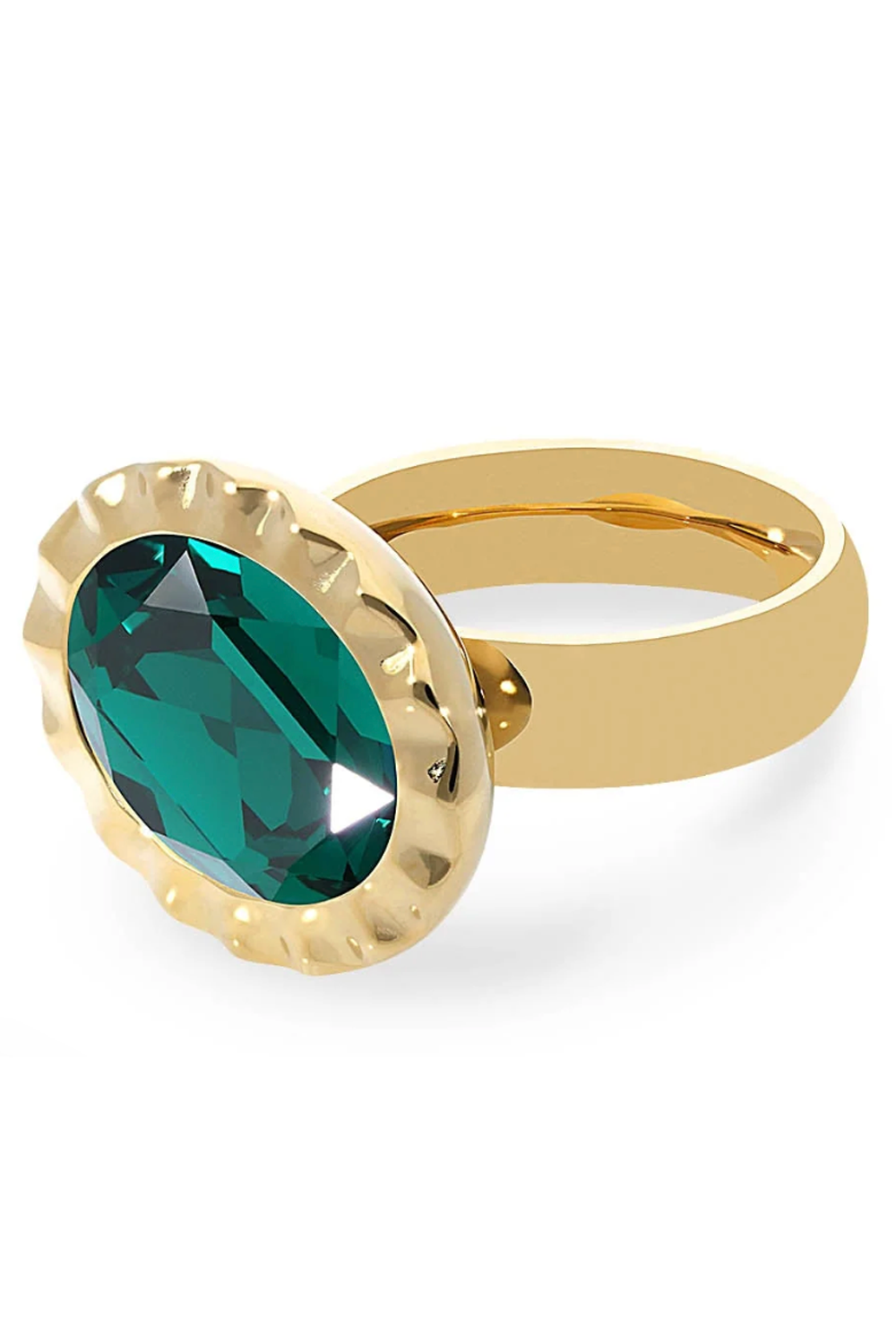 Qudo Tivola Unica Ring Big - Emerald