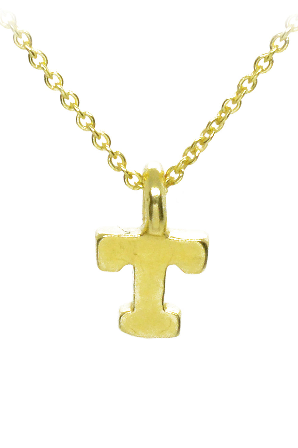 Plata Initial Necklace - Gold